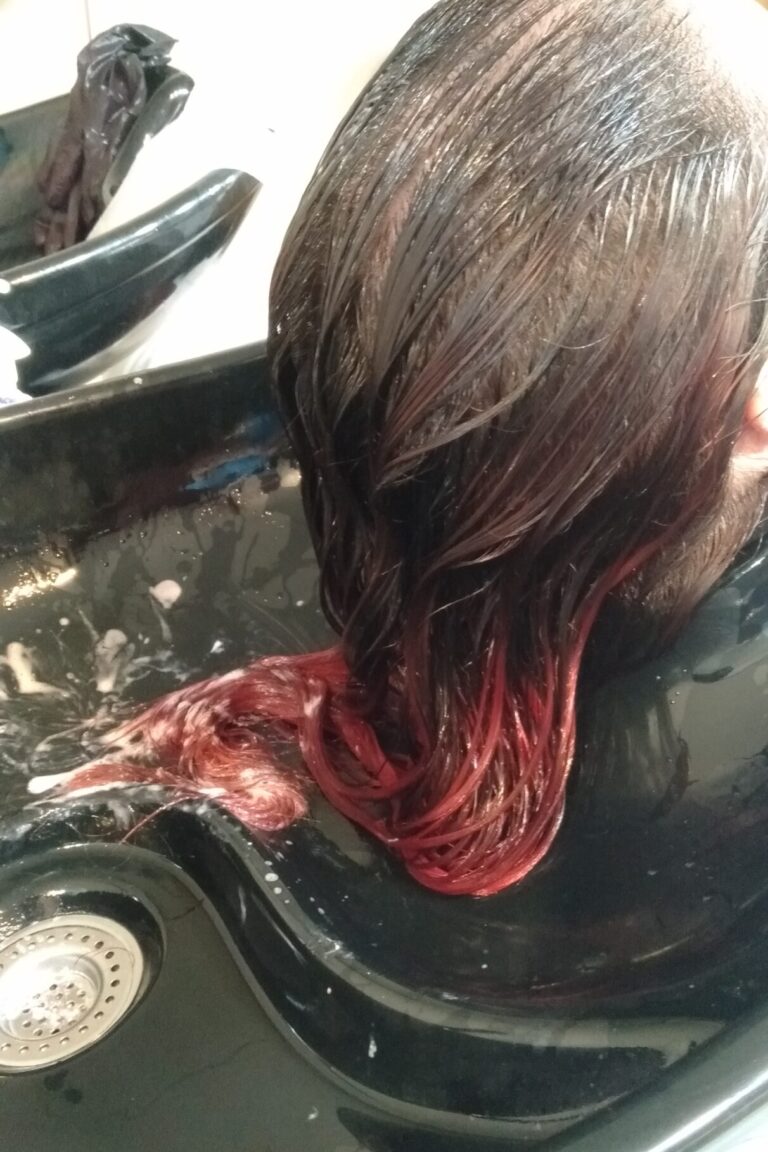 Perruqueria Isabel de Tona - Metxes Balayage amb vermell intens