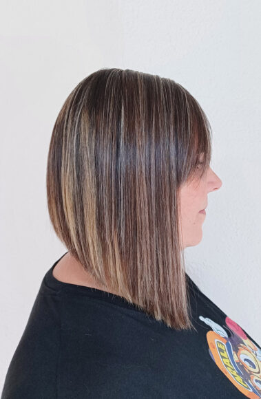 Perruqueria Isabel de Tona - Reflexos balayage, tallat